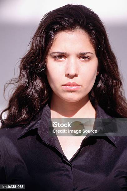 Serious Businesswoman Stock Photo - Download Image Now - Adults Only, Brown Hair, Business