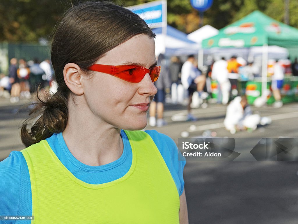 Weibliche Läufer am marathon - Lizenzfrei 30-34 Jahre Stock-Foto