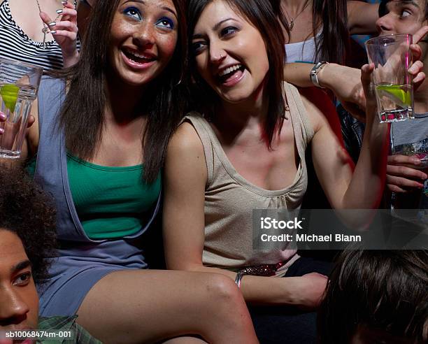 Group Of Friends Drinking At Party Stock Photo - Download Image Now - Party - Social Event, Drinking, Teenager