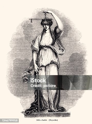 istock LADY JUSTICE   (High resolution  with lots of details) 1346799958