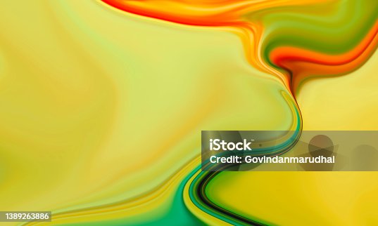 istock Abstract background of paint in multi colorful effects 1389263886
