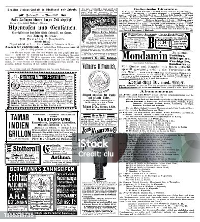 istock Ads in German magazine of 1887 including Mondamin 1355315735