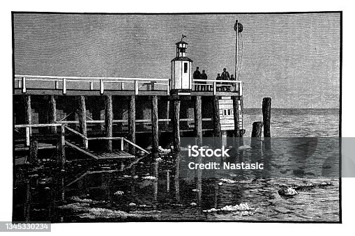 istock Alte Liebe (Old Love, built 1733) near Cuxhaven, Germany 1345330234