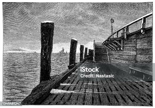 istock Alte Liebe (Old Love, built 1733) near Cuxhaven, Germany 1345481247