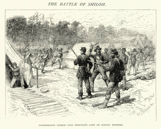 Zbiory ilustracji przedstawiających Battle Of Shiloh