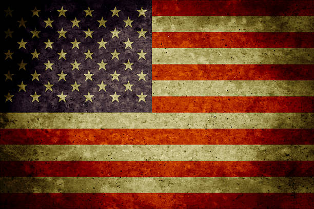 Royalty Free Distressed American Flag Clip Art, Vector Images