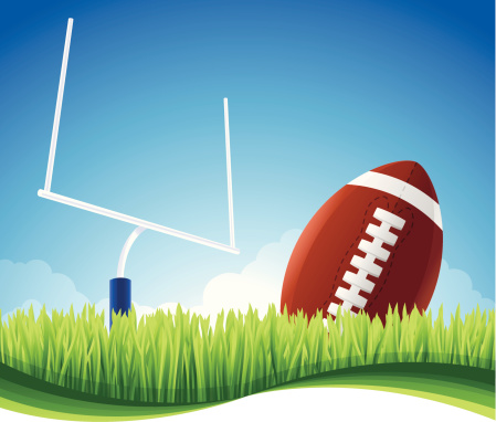 American Football Background Stock Illustration - Download Image Now