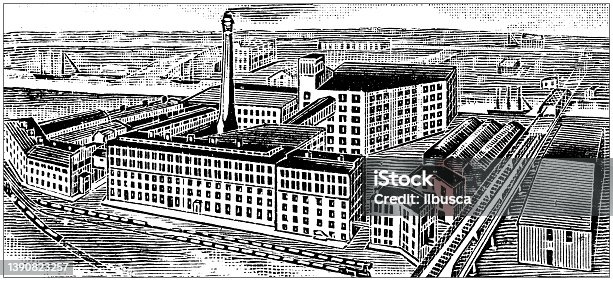 istock Antique illustration of USA, Wisconsin landmarks and companies: Milwaukee, Pfister and Vogel Leather Co. 1390823257