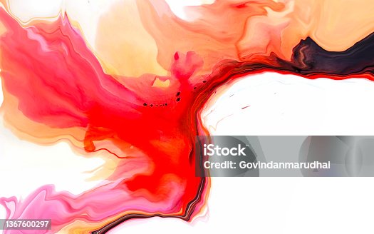 istock Beautiful Natural Luxury. Marbleized effect. Ancient oriental drawing technique. Style incorporates the swirls of marble or the ripples of agate for a luxe effect. Very beautiful painting. Magic art 1367600297