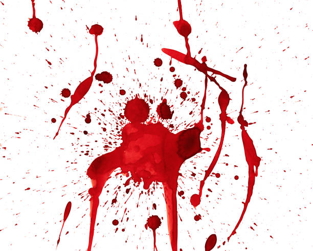 Blood Dripping vector art illustration