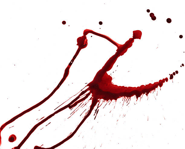 Blood Splatters vector art illustration