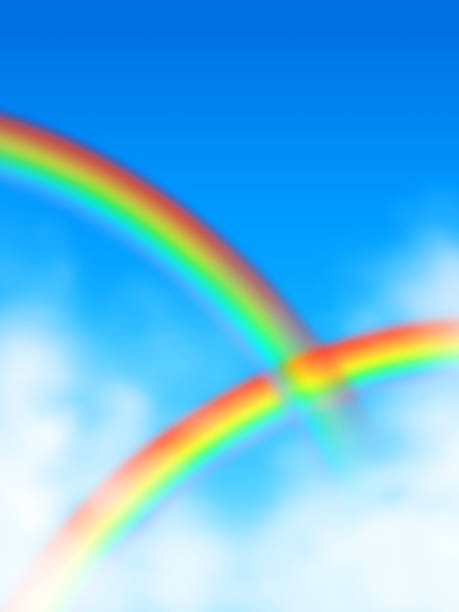 Download Best Double Rainbow Illustrations, Royalty-Free Vector ...
