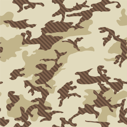 Camouflage Pattern In Full Repeat Stock Illustration - Download Image ...