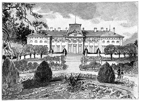 Illustration of a Castle Halbturn Burgenland