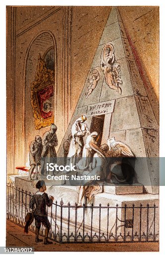 istock Cenotaph to Marie Christine of Austria in the Augustinerkirche, by Canova 1412849012