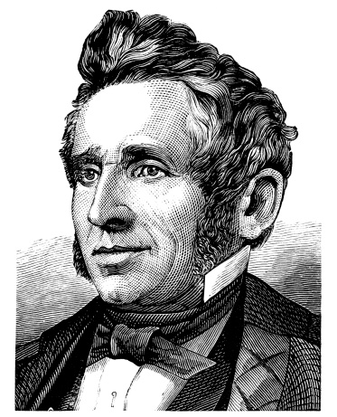 Charles Goodyear, american Erfinder. – Vektor Illustration...