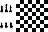Chess Silhouette Illustration