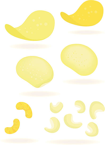 chips! - chips potato stock-grafiken, -clipart, -cartoons und -symbole
