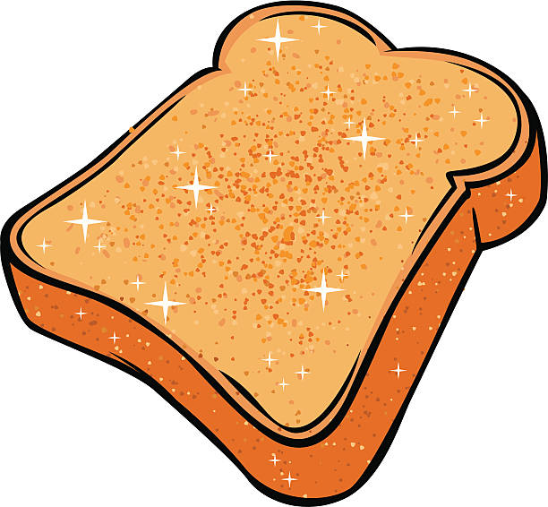 светло-тост - cinnamon toast stock illustrations.