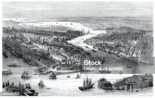 istock City of New York in 1860 183426353