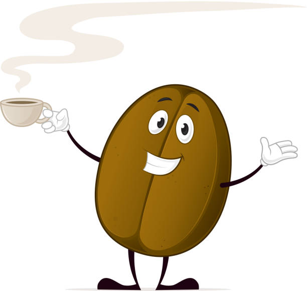 Cartoon Of A Coffee Beans Illustrations Royalty Free 