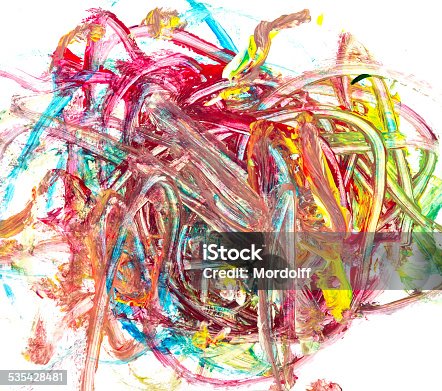 istock Colorful paint stains wallpaper 535428481
