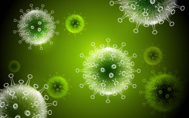 코로나 바이러스 질병 covid-19 감염 의료 그림입니다. covid-19, 전염병 위험 배경이라는 코로나 바이러스 질환의 새로운 공식 이름 - 돌연성 급성호흡기증후군 stock illustrations