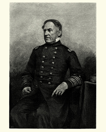 デヴィッド ・ ファラガット、アメリカ合衆国海軍の将校さん - イラスト素材...