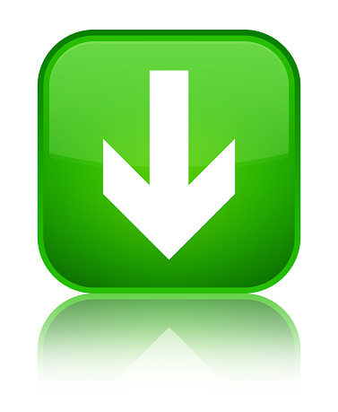 Vetores de Baixar Seta Ícone Especial Verde Botão Quadrado e mais imagens  de Download - iStock