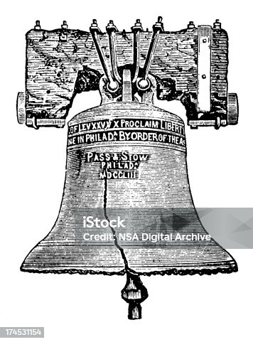 istock A drawn image of a bell that has a crack in it 174531154