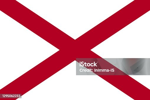 istock Flag of Alabama 1295062233