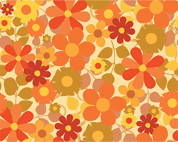 Floral pattern vector art illustration