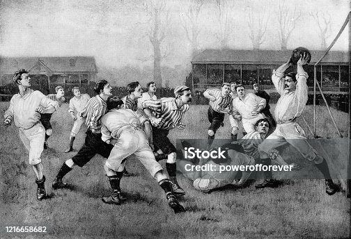 istock A Football Match by William Heysmann Overend - 19th Century 1216658682