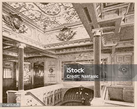 istock Forecourt of the imperial mail steamer "Prinz Regent Luitpold" 1356132821