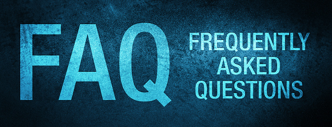 Faq Frequently Asked Questions Special Blue Banner Background Stock  Illustration - Download Image Now - iStock