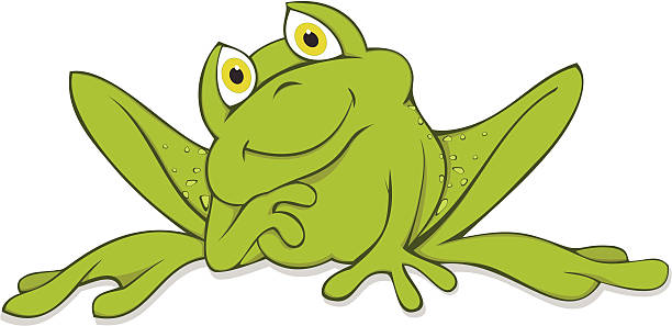 illustrazioni stock, clip art, cartoni animati e icone di tendenza di rana - ranocchia