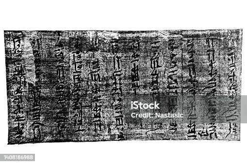istock From a papyrus in the Berlin Museum containing the "Fairy Tale of the Farmer". 1408186988