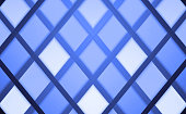 istock Futuristic technology blue gradient metallic texture background with diagonal metal strips. 1280625129