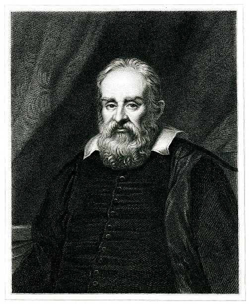 Galileo Galilei vector art illustration
