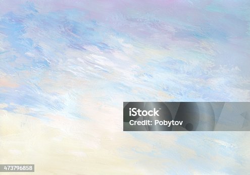 istock Gentle sunrise - abstract painted background 473796858