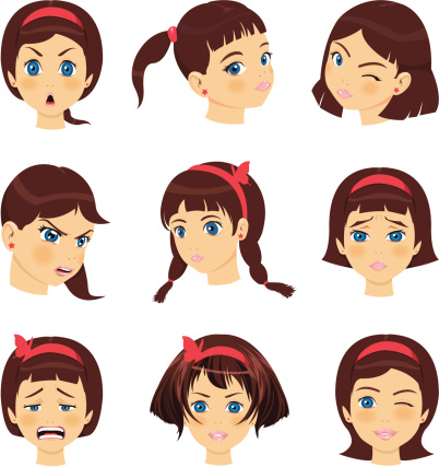 girls faces