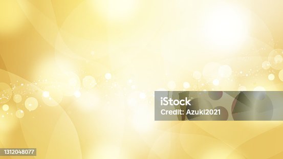 istock Glittering golden bokeh, abstract background 1312048077