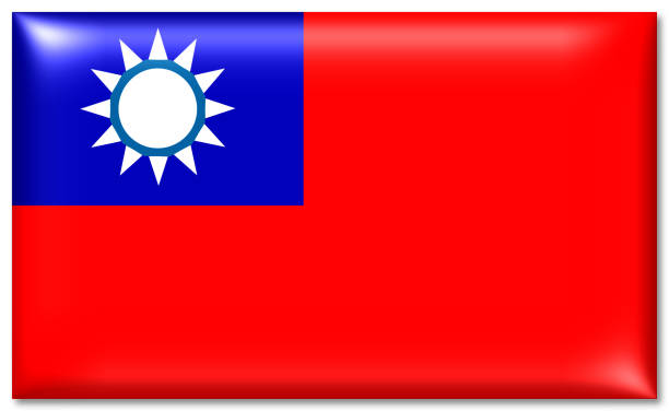 台湾国旗 イラスト素材 - iStock