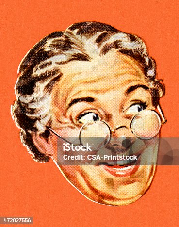 istock Grandma Smiling and Looking to the Side 472027556