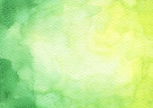 istock Green abstract watercolor texture background. 1335561995