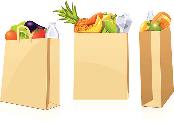 Grocery Bag Clip Art Vector Images Illustrations iStock Grocery Bag Clip Art Vector Images Illustrations iStock