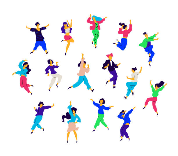 Royalty Free Dance Group Clip Art, Vector Images & Illustrations - iStock