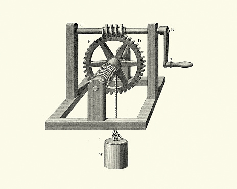 ハンドクランク機構プーリービクトリア朝19世紀 クランクのベクターアート素材や画像を多数ご用意 Istock