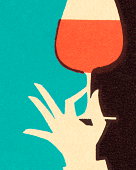 istock Hand Holding Glass of Wine 152405682