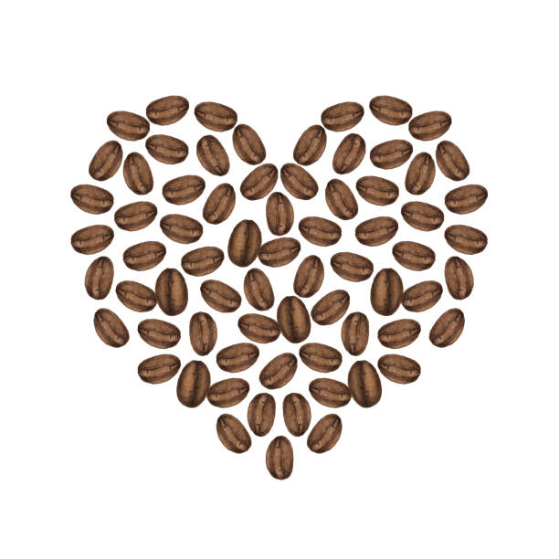 Coffee Bean Heart Illustrations, Royalty-Free Vector Graphics & Clip ...